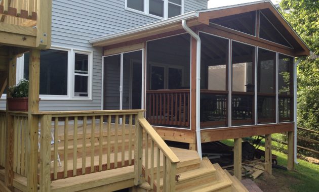 Partially Enclosed Deck Ideas Decks Ideas intended for sizing 3264 X 2448