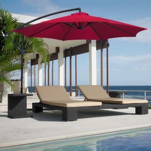 Patio Patio Outdoor Half Umbrellas For Decks Small Umbrella Base in measurements 2600 X 2600