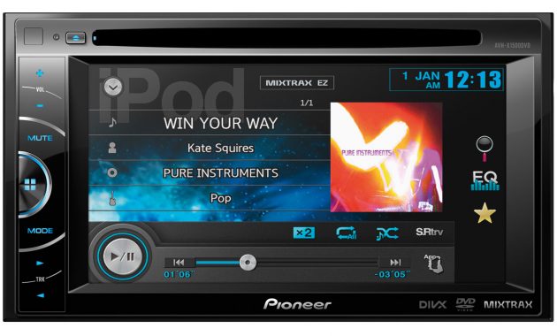 Pioneer Avh X1500dvd 61 Touchscreen Dvd Car Stereo Mixtrax Receiver with regard to proportions 1383 X 1383
