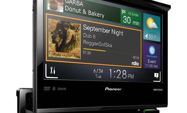 Pioneer Single Din Dvdcdamfmmp3wmaflacaacmp4avi Receiver with regard to dimensions 1500 X 1500