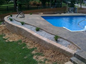 Pool Deck Ideas For Inground Pools With Backyard Design with regard to sizing 1600 X 1200