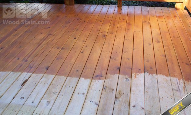 Pressure Treated Deck Partially Stained With Defy Extreme Wood Stain regarding proportions 1200 X 803