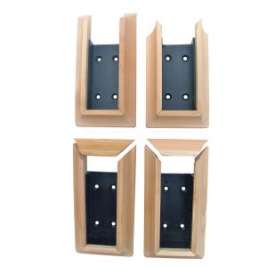 Ready Rails Real Cedar Stair Deck Rail Connector 4 Pack 70464 for sizing 1000 X 1000