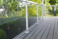 Regal Ideas Tempered Glass Panels With White Aluminum Railing with regard to proportions 747 X 1328