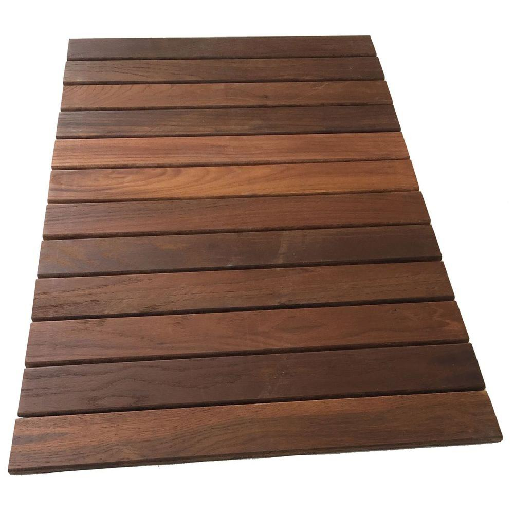 Rollfloor 2 Ft X 3 Ft Camping Wood Deck Tile Pads In Brown 11115 regarding size 1000 X 1000