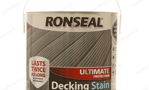 Ronseal Ultimate Decking Stain Stone Grey 25l regarding measurements 1000 X 1000
