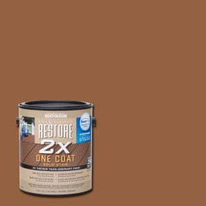 Rust Oleum Restore 1 Gal 2x Timberline Solid Deck Stain With for sizing 1000 X 1000