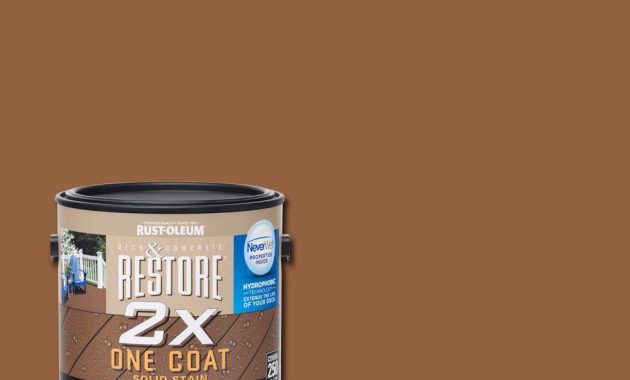 Rust Oleum Restore 1 Gal 2x Timberline Solid Deck Stain With for sizing 1000 X 1000