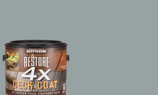 Rust Oleum Restore 1 Gal 4x Cape Cod Gray Deck Coat 41113 The throughout size 1000 X 1000