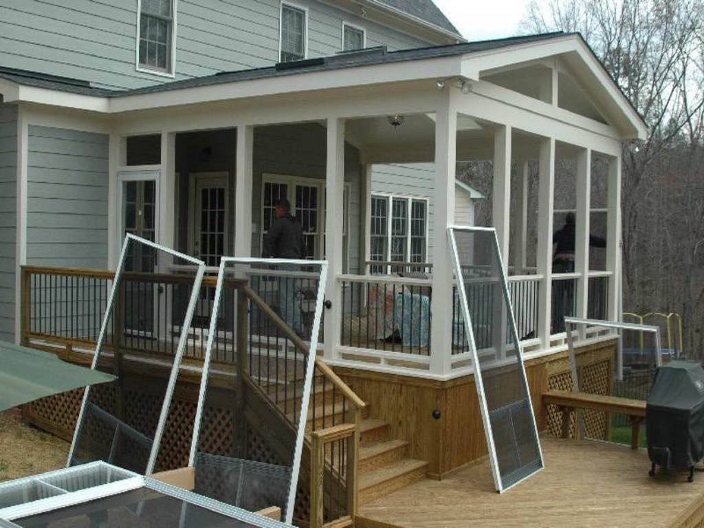 Screened In Porch Ideasadorable Screen Porch Plans Do It Yourself for size 1024 X 768