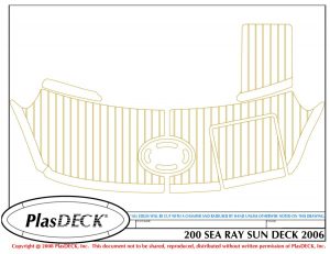 Sea Ray Plasdeck for sizing 1200 X 923