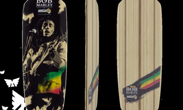 Sector 9 Bob Marley Jamming Longboard Skateboard Deck W Grip intended for size 1000 X 1000