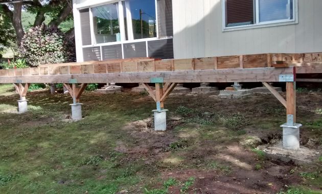 Setting Deck Posts Decks Fencing Contractor Talk pertaining to dimensions 2592 X 1456