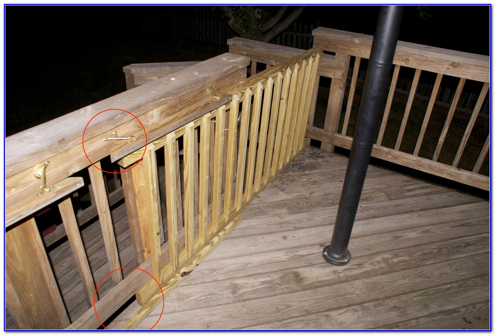 Sliding Deck Gate Kit Decks Home Decorating Ideas Prmk9aw3ln inside measurements 1636 X 1106