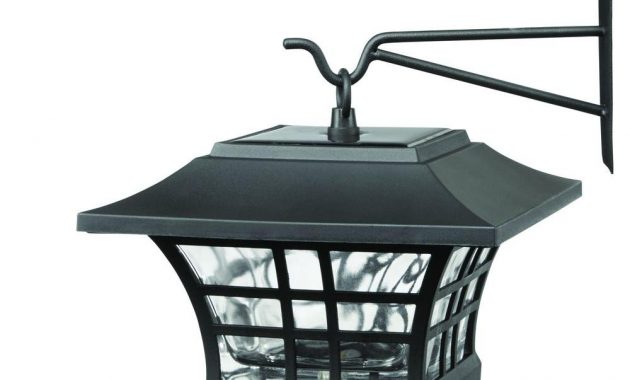 Solar Black Led Deck Post With Plastic Cage And Glass Lens 2 Pack regarding proportions 1000 X 1000