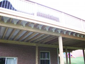 Southeastern Michigan Under Deck Drainage System Rainescape with size 3664 X 2748