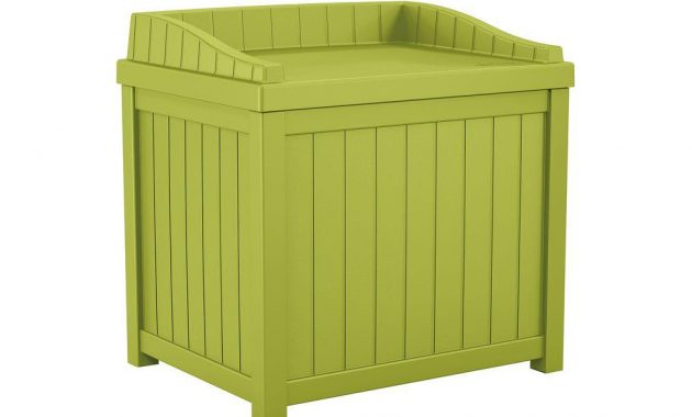 Suncast 22 Gal Green Small Storage Seat Deck Box Ss1000gd The inside dimensions 1000 X 1000