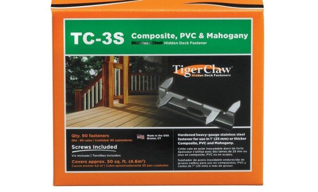 Tiger Claw Tc 3s Hidden Deck Fasteners F 4401 3srb 90 Pack pertaining to proportions 1000 X 1000
