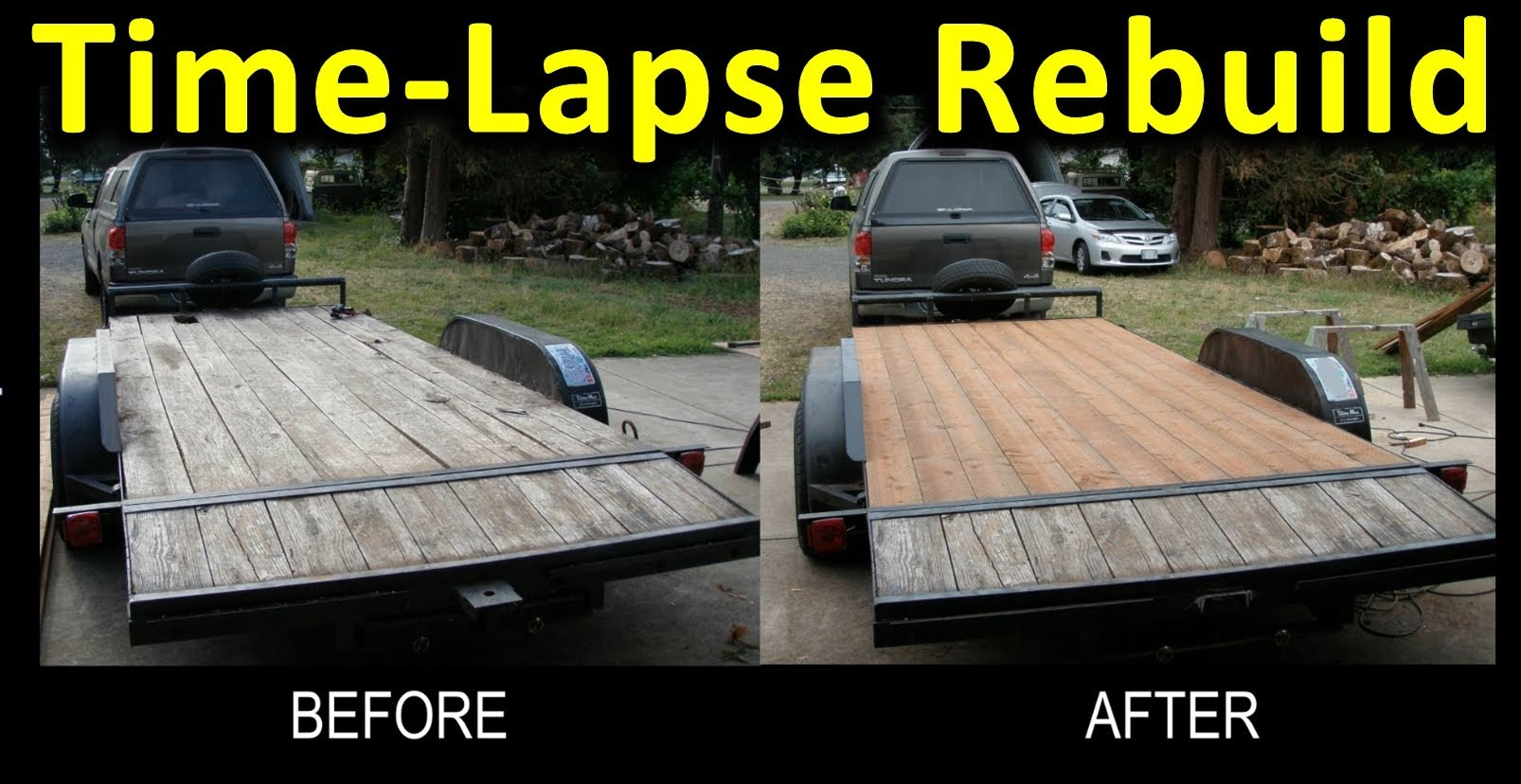 Time Lapse Trailer Deck Rebuild Narrated Gopro Pics At 2 Second for measurements 1606 X 828