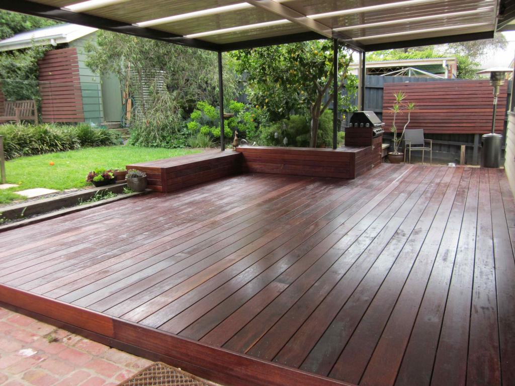 Tips Enchanting Outdoor Patio Design With Ground Level Deck throughout dimensions 1024 X 768