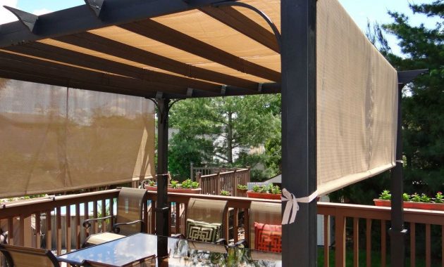 To Maximize Shade This Couple Got Rid Of Their Deck Umbrella In intended for proportions 1000 X 878