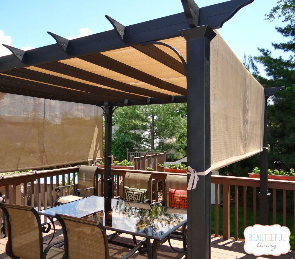 To Maximize Shade This Couple Got Rid Of Their Deck Umbrella In throughout dimensions 1000 X 878