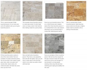 Travertine Pavers Colors And Patterns Guide 2016 Sefa Stone intended for size 1200 X 961