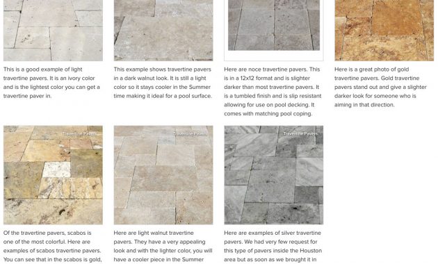 Travertine Pavers Colors And Patterns Guide 2016 Sefa Stone intended for size 1200 X 961