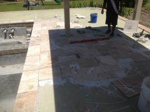 Travertine Pavers Over Concrete Patio Patio Designs within sizing 3264 X 2448