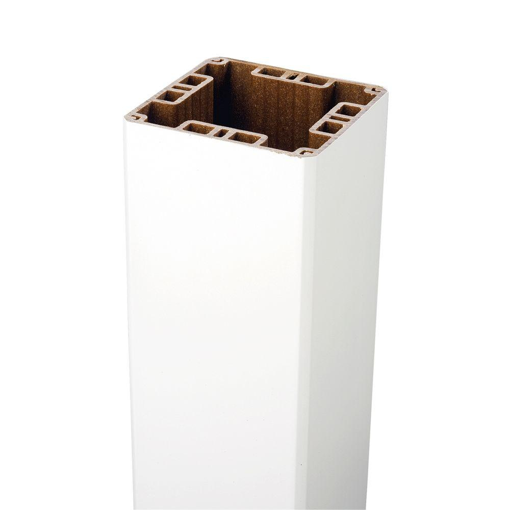 Trex 4 In X 4 In X 39 In White Composite Post Sleeve 5457472 with regard to measurements 1000 X 1000