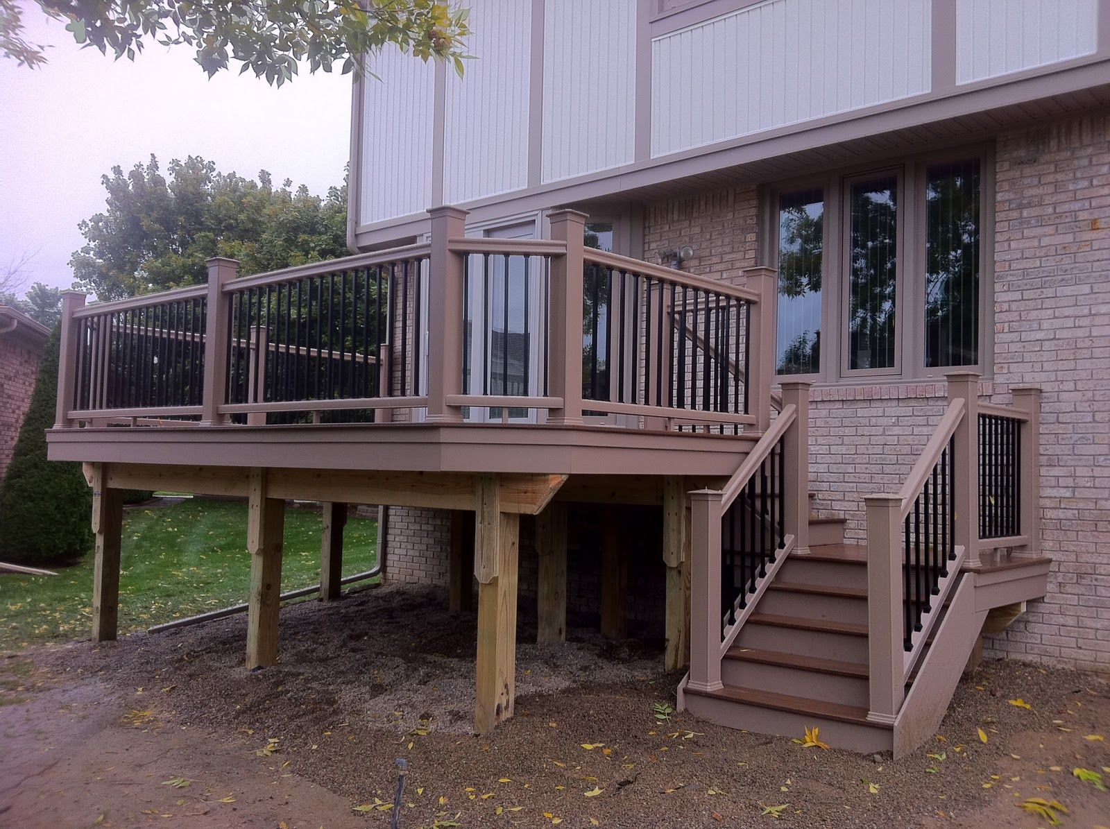 Two Tone Deck Ideas Here Is A Couple Picture Of Fascia Details On within dimensions 1600 X 1195