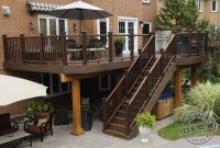 Using Trex Decking Railing And Lighting The Area Under The Deck Is with regard to sizing 4288 X 2848