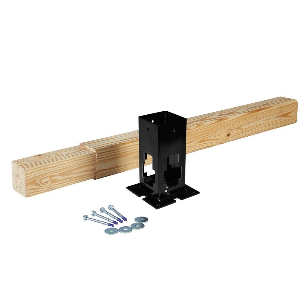 Veranda Surface Mount Bracket And Post Kit Bkt Slv Mt Wwd Kt V inside measurements 1000 X 1000