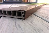 Walnut Upvc Deck Board Edge Cover Trim 3m inside dimensions 1500 X 1110