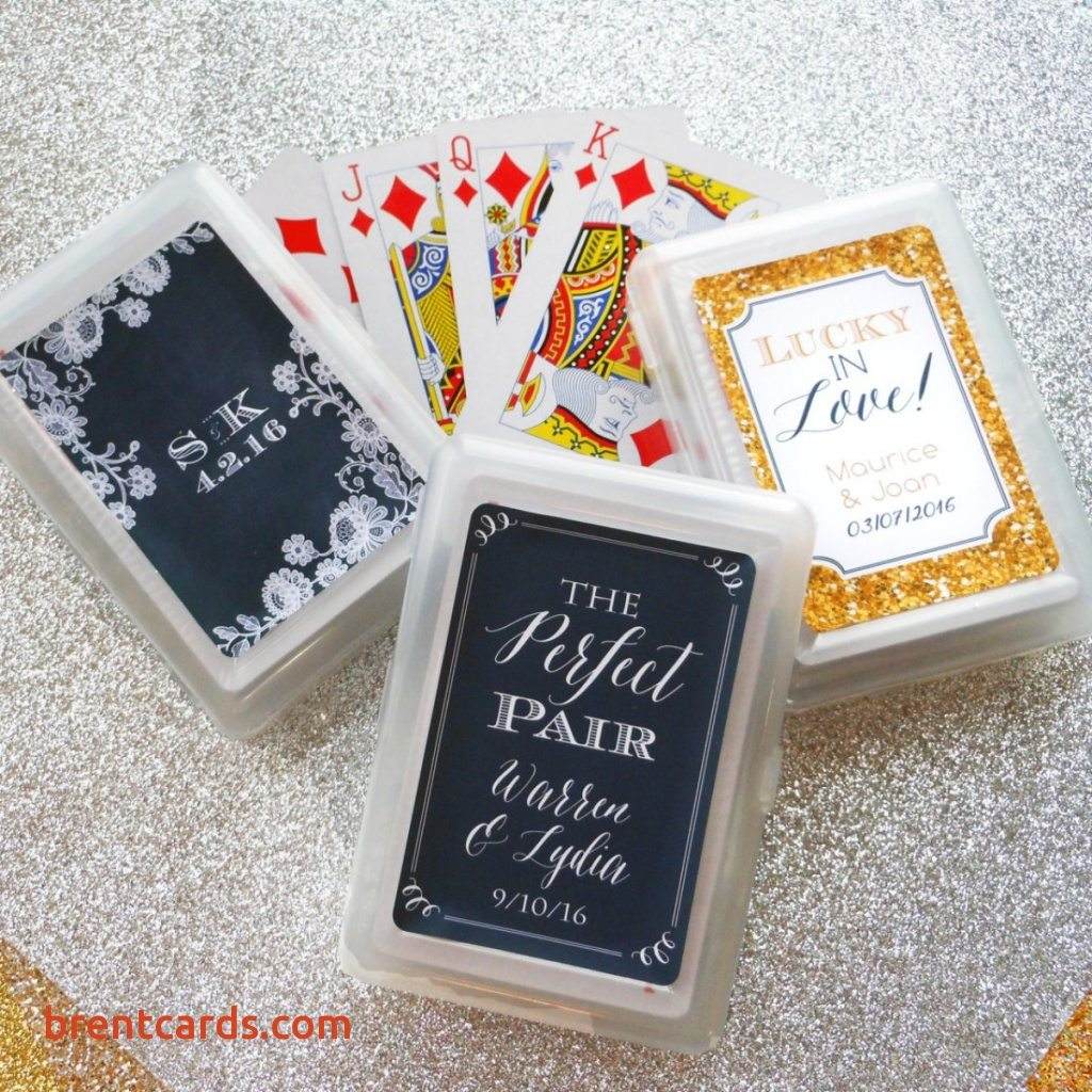 Wedding Favor Deck Of Cards Set Of 10 Custom Playing Card Wedding with measurements 1024 X 1024