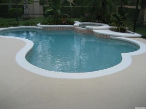 White Edge Pool Deck Color Of Pool Deck Should Be A Dark Graybrown within proportions 1024 X 768