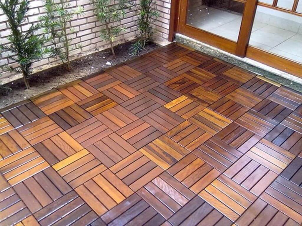 Wood Deck Tiles Balcony Cabinet Hardware Room Natural And pertaining to dimensions 1024 X 768