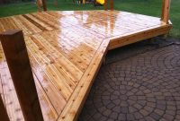 Wood Decking Boards Treated Cedar Deck Splitting Sienna Board Greenite with sizing 1600 X 1195