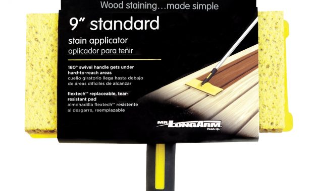 Woodmates Deck Stain Applicator 9 In W For Smooth Surfaces0330 with regard to sizing 1305 X 1305