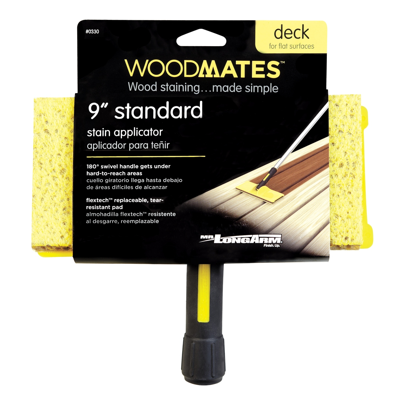 Woodmates Deck Stain Applicator 9 In W For Smooth Surfaces0330 with regard to sizing 1305 X 1305