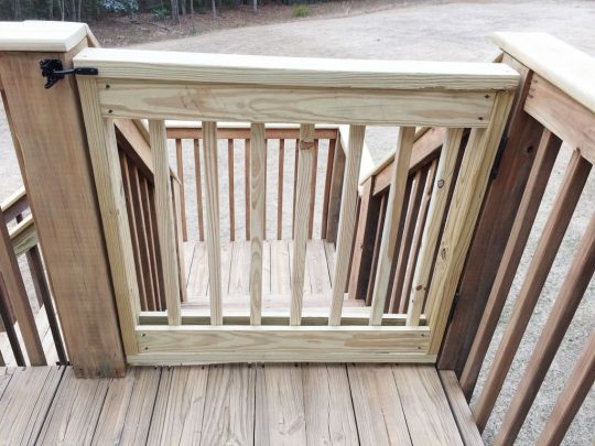 Permalink to Wood Deck Gate Kit
