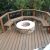 Wood Burning Fire Pit On Composite Deck