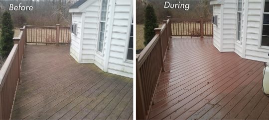 Permalink to Power Wash Composite Deck