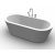 Rectangle Freestanding Tub With Deck Mount Faucet