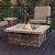 Propane Fire Pit Table On Wood Deck